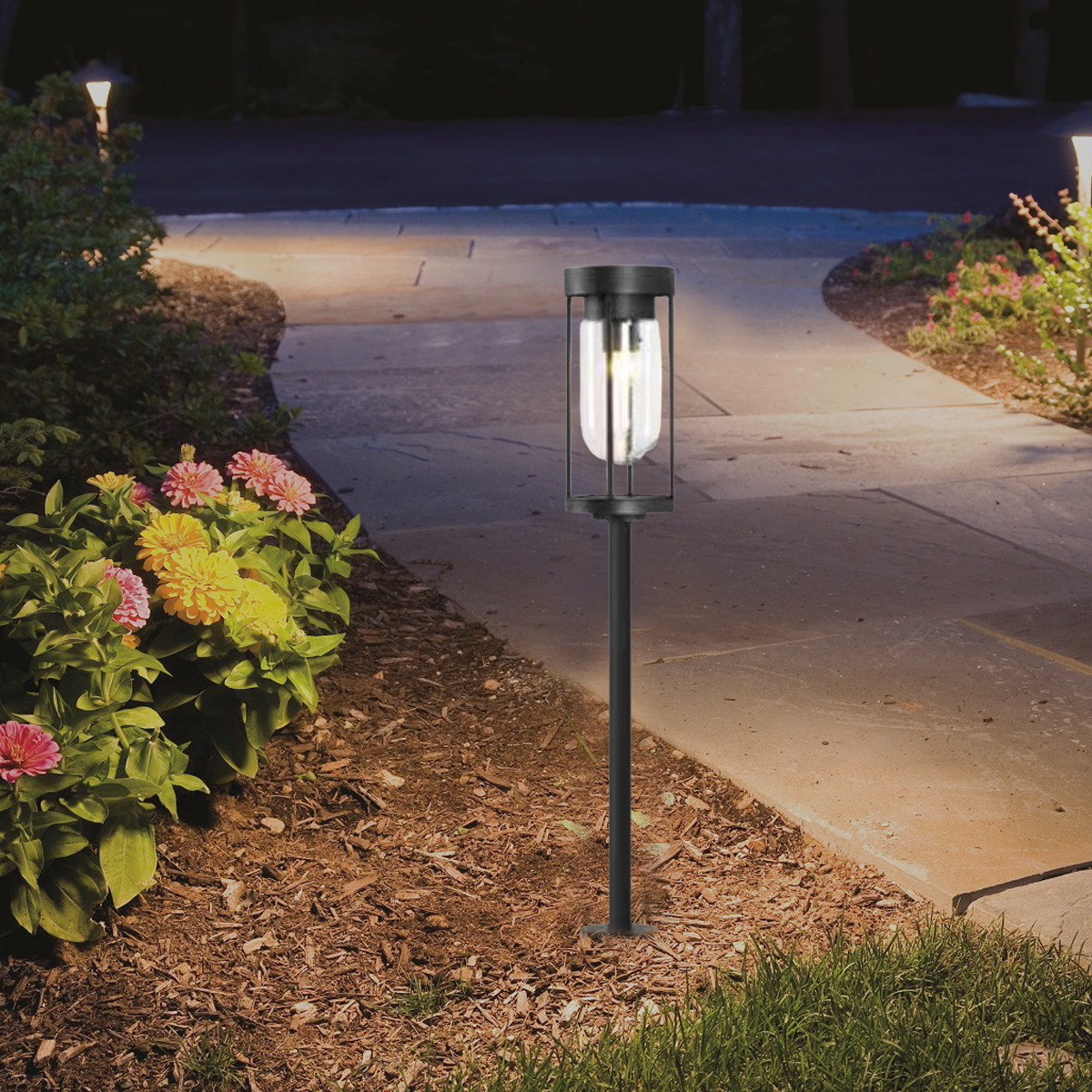 Modern Metal Outdoor Pillar Light